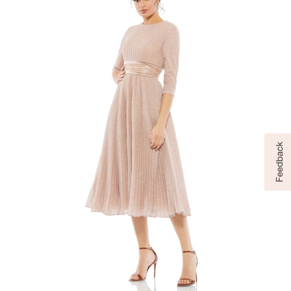 Mac Duggal Rose Gold Dress